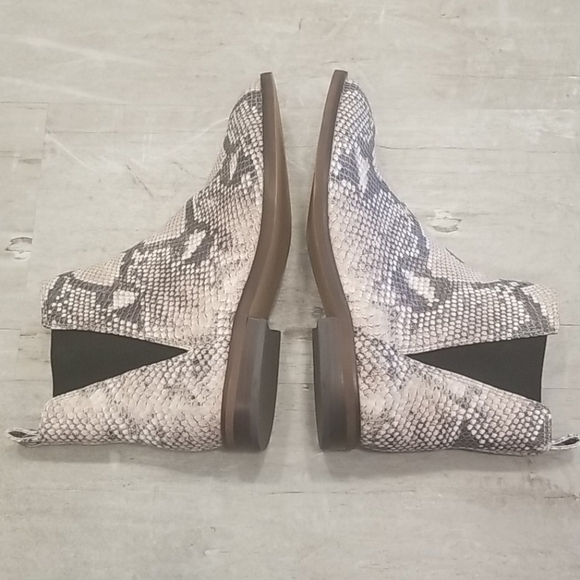 💕LUCKY BRAND💕 Jaime Snake Ankle Boots 8.5 NEW - Picture 4 of 15